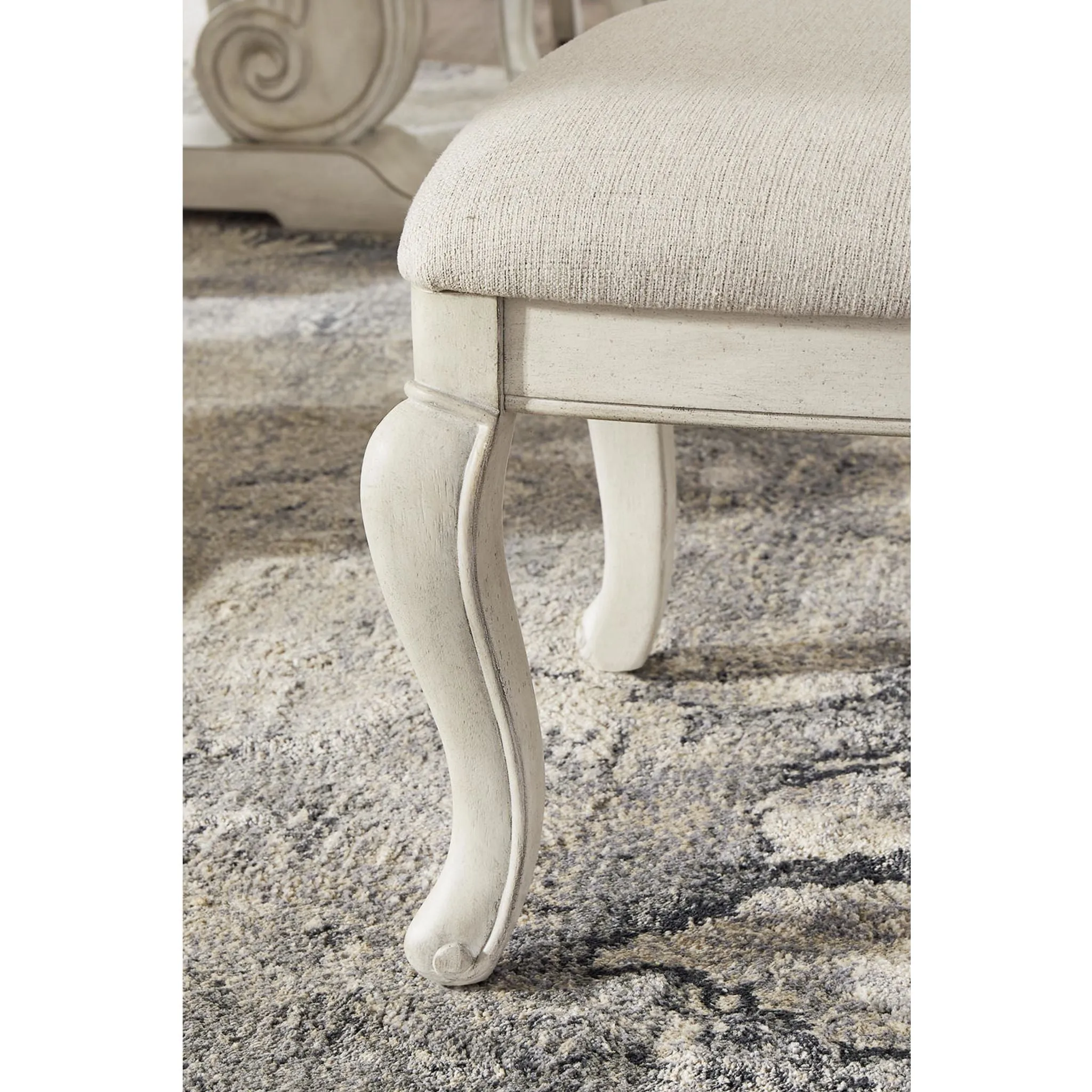 Arlendyne Side Chair - Antique White - (D980-01)