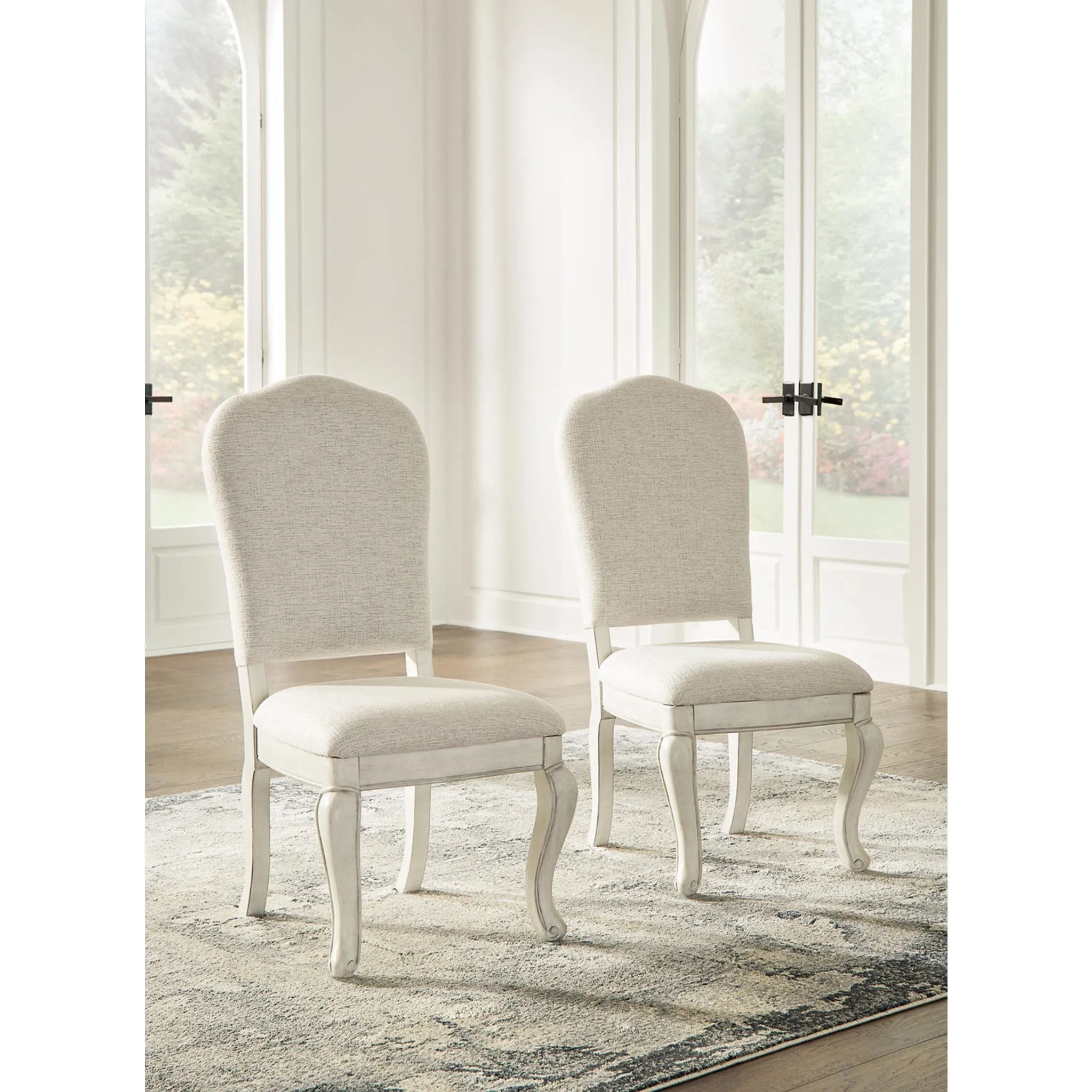 Arlendyne Side Chair - Antique White - (D980-01)