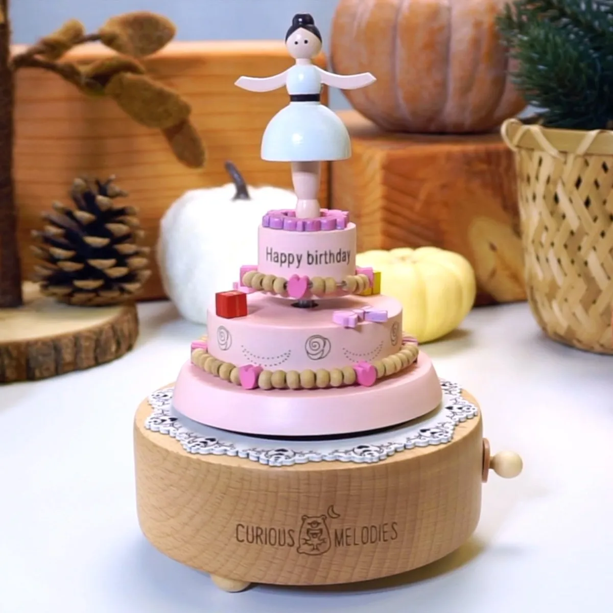Birthday Cake & Spinning Ballerina (Melody: Happy Birthday)
